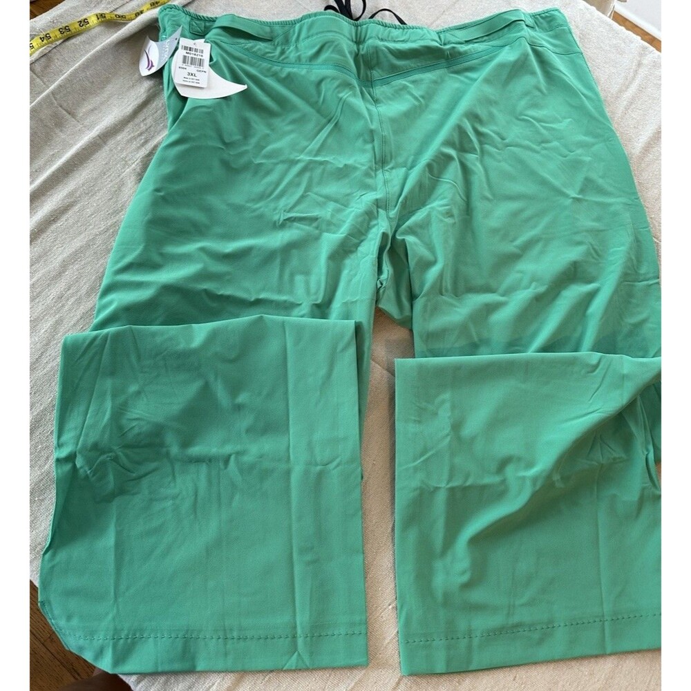 Lynx Scrubs 3X Green New Drawstring Pockets